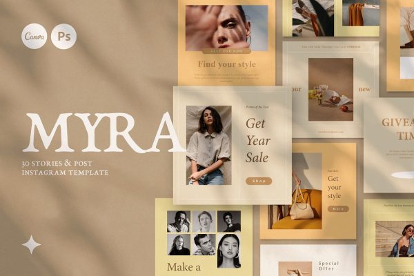 Myra Minimal Social Media Templates