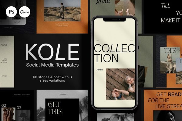 Kole Minimal Social Media Templates