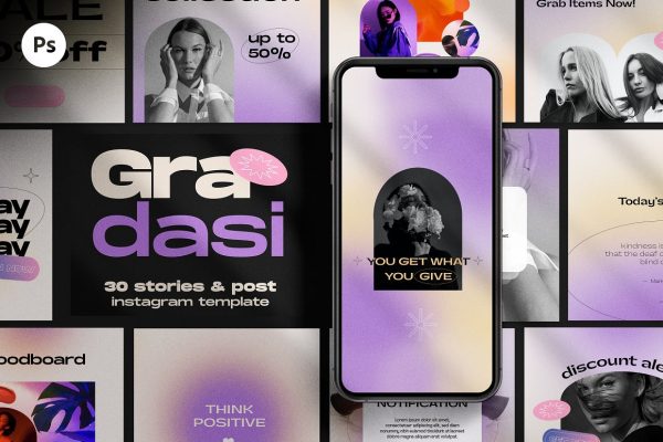 Gradasi Social Media Templates