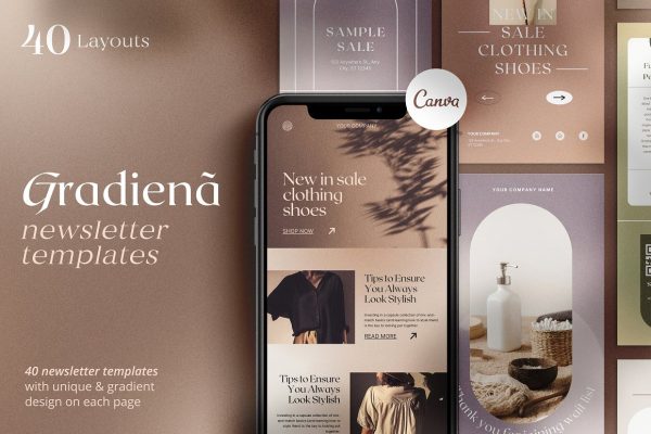 Gradiena Newsletter Template