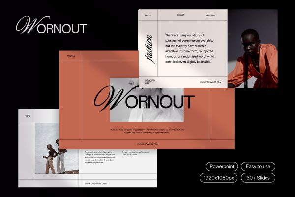 Wornout Presentation Template