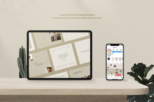 Melanie Minimal Social Media Templates