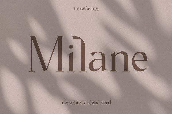 Milane – Classic Serif Font