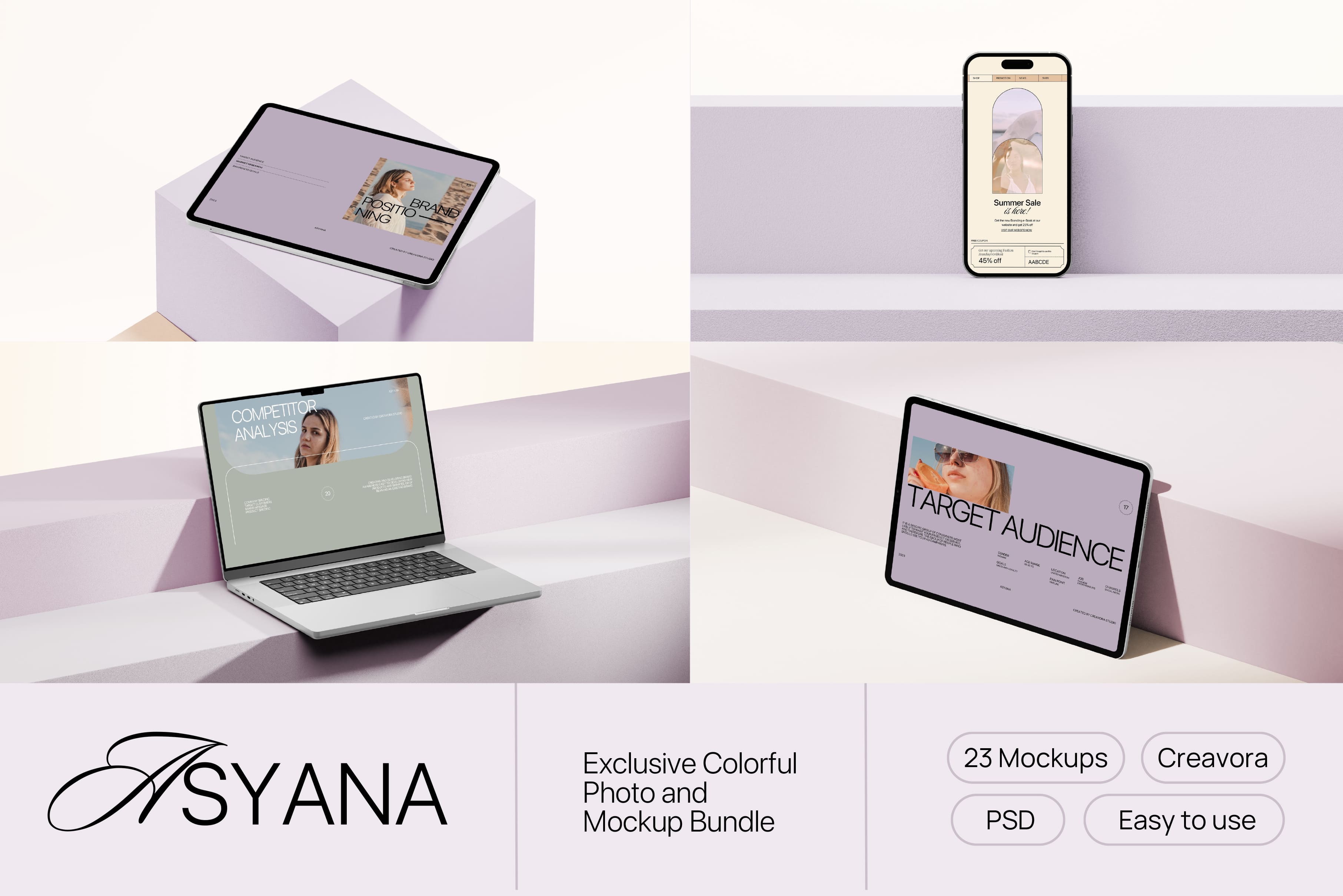 Asyana - Minimal Mockup Bundle