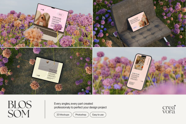 Blossom – Spring Mockup Bundle