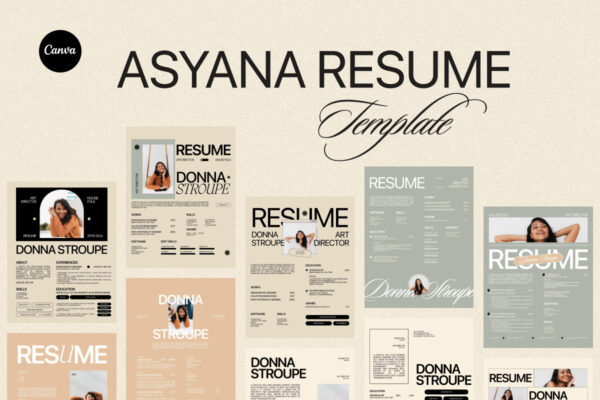 Asyana – Resume Template Kit