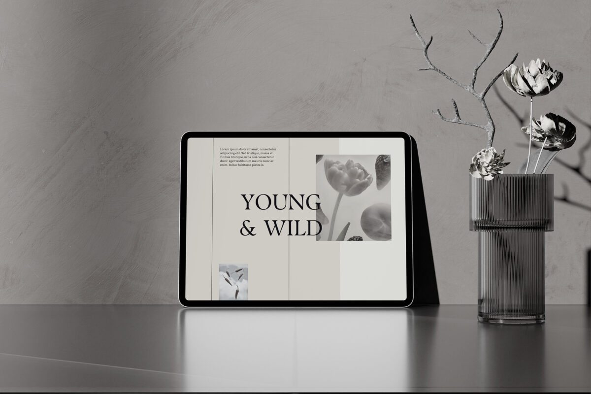 How to Choose the Right Fonts for Your Project? 1 Sense - Minimal Mockup
