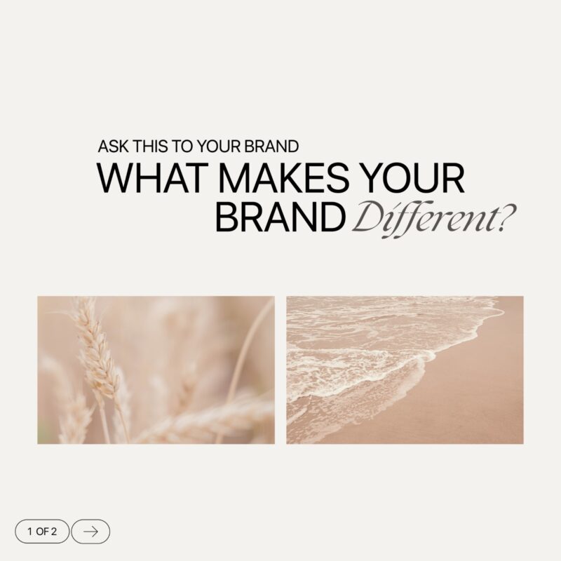 What makes your brand different?