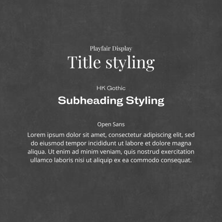 Canva Fonts Combination Recommendation