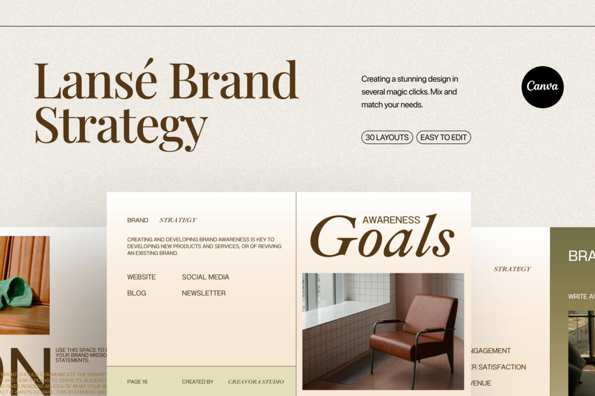 Lansé - Brand Strategy Template